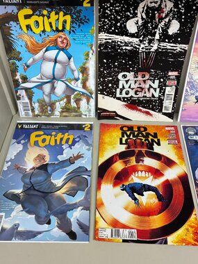 Mixed Comic Lot: Old Man Logan Faith Fathom Iron Man
